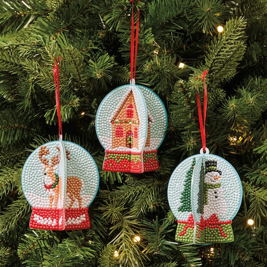 Michaels, 3D Snow Globe Diamond Art Ornament Kit by Make Market® – Category: Diamond Painting Kits